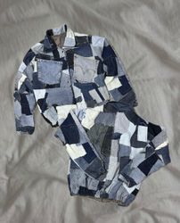 Upcycled Levi’s Denim Patchwork Jacket