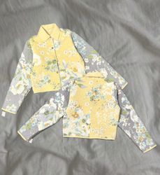 Upcycled Quilted Crop Jacket