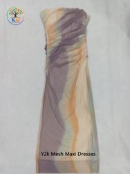 Y2K Mesh Maxi Dresses ( KMV - 14 )