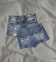 Upcycled Y2K Inspired Sexy Shorts