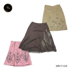 Women’s Cotton Maxi Skirt – Premium Authentic Y2K ..