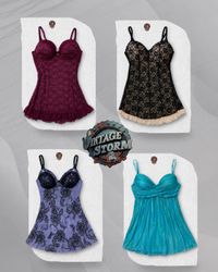 Y2K Grunge Babydoll Tops