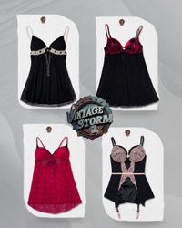 Y2K Lush Fantasy Babydoll Tops
