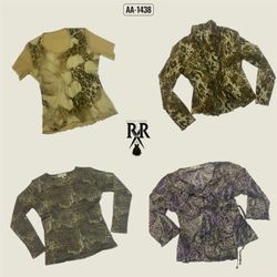 Y2K Animal Print Mix Tops (AA-1438)