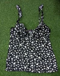 MA1  Y2K Printed Slip Cami Top | Colorful Graphic ..