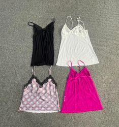 Y2K Mesh Babydoll & Cami Tops - (13/07)