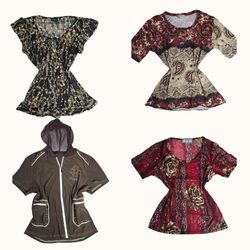 Y2K Smoke Show Print Tops - ST-026