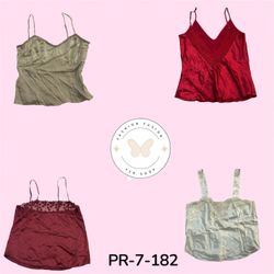 Women's Lace Trim Cami Top – Summer Sleeveless Cam..