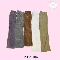Women's High Waist Corduroy Pants – Casual Straigh..