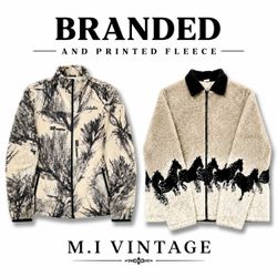 Branded And printed fleece