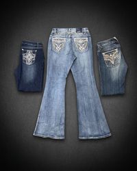 Y2k Embellished/Bootcut Vintage Jeans #0051