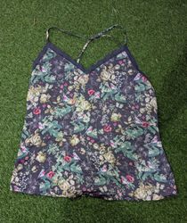 MA15 Y2K Paisley Print Slip Top | Satin Feel