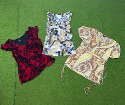 Yv522 Sleeves Less Blouse 12P