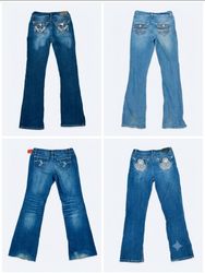 Y2K Vintage Bootcut Jeans Bundle • Rhinestone & Em..
