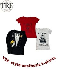 Y2k Style T-Shirts.     #0076