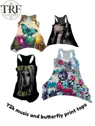 Y2K Music & Butterfly Tops.     #0085