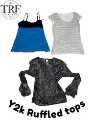 Ruffle Tops.     #0091