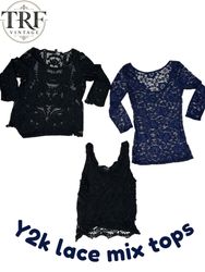 Y2k Lace Tops       #0092
