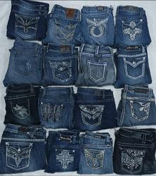 Y2k Embroided Jeans(0010)