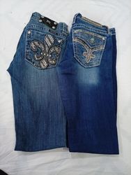 CR10182 Vintage Miss Me and Rock Revival Flare & S..