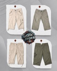 Y2K Cotton Cargo Capri