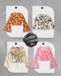 Y2k Grunge Poly Blouse