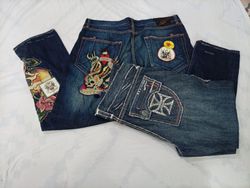 CR10187 Vintage Designer Men’s Jeans