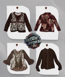Y2k Statement Blouses