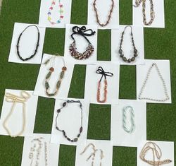 Vintage style  Beaded Statement Necklaces Bundle |..