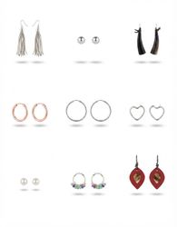 Mixed Earrings Bundle | Hoop, Tassel, Pearl, Stud ..