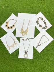 Gold Statement Necklaces Collection | Crystal Pend..