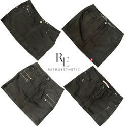 Y2K NYC IT GIRL DENIM MINI SKIRT RE-3511