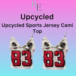 Upcycled Sports Jersey Cami Top