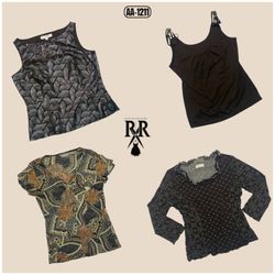 Y2K Earthy Tone Mix Tops (AA-1211)