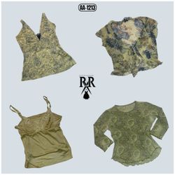 Y2K Soft Girl Aesthetic Mix Tops (AA-1213)
