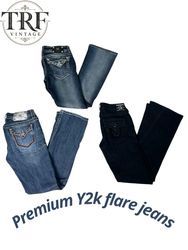 Premium Y2k Flare Jeans.     #108