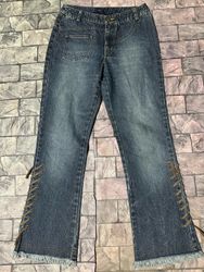 Womens y2k Flare Jeans EV-3