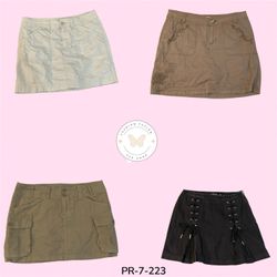 Women's Aesthetic Y2K Satin Midi Skirt (PR-7-223)