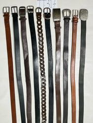 Vintage Hip-Slung Leather Belts: TT-317