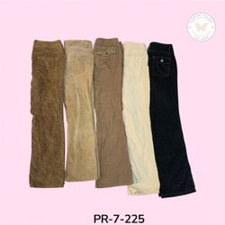 Women's High Waist Corduroy Suede Pants – Soft Str..