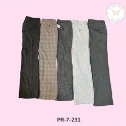 Women’s Y2K Printed Check Trousers – Vintage Offic..