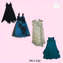 Women’s Vintage Printed Poly Dress – Y2K Chic Ever..