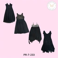 Women’s Black Poly Dress – Y2K Vintage Chic Everyd..