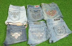 VIGOSS AND OTHER MIX BRANDS MINI SHORTS (C 249)