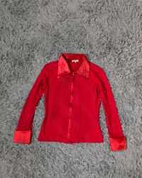 ***Y2K Aesthetic Long Sleeve Blouses