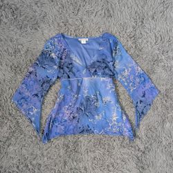 ***Y2K Sheer Lace Blouses Mixed