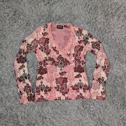 ***Y2K Vintage Floral Blouses Mixed