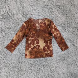 ***Y2K Boho Long Sleeve Blouses