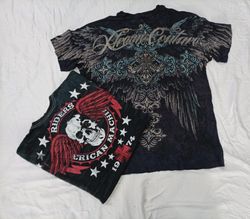 CR10263 Vintage Skull T-Shirts