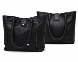 CR1919 UPCYCLED LEATHER TOTE BAG
